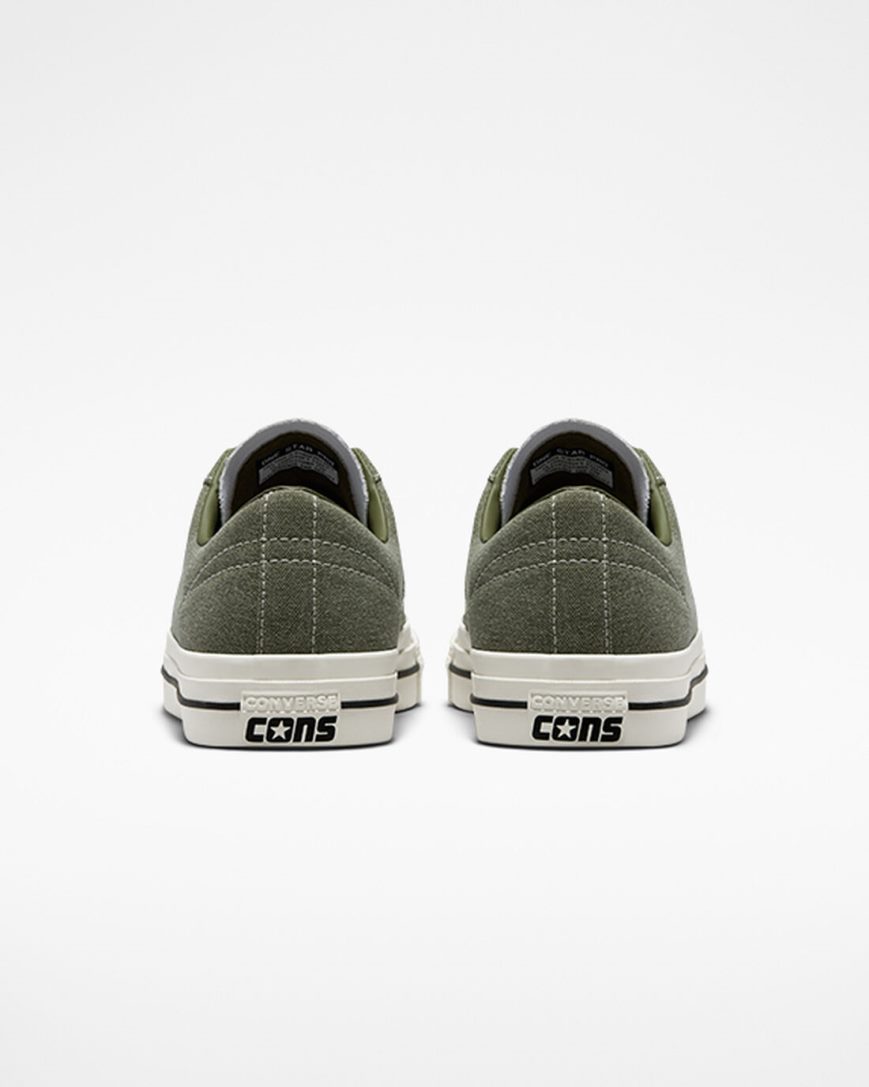 Tenis Skate Converse CONS One Star Pro Workwear Feminino Verde Oliva Pretas | PT Z0P514T